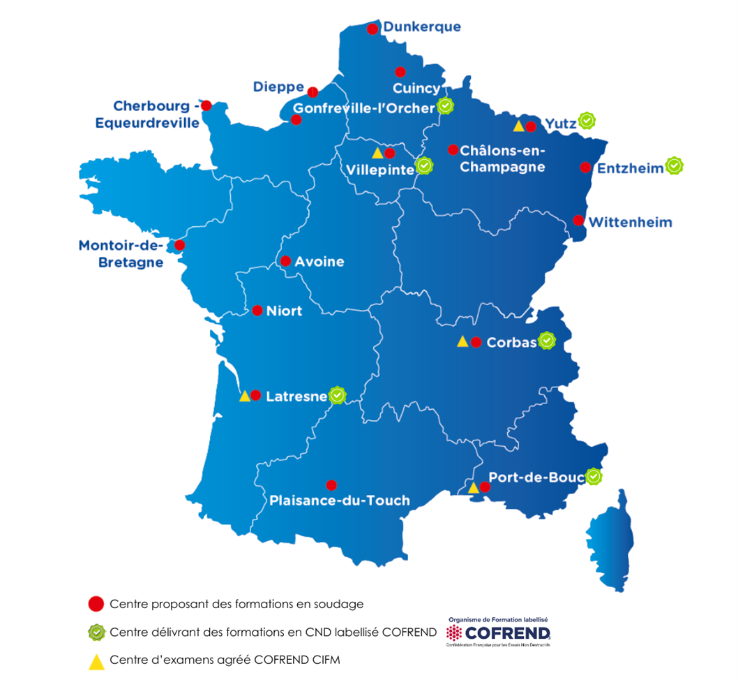 Centres labellisés COFREND